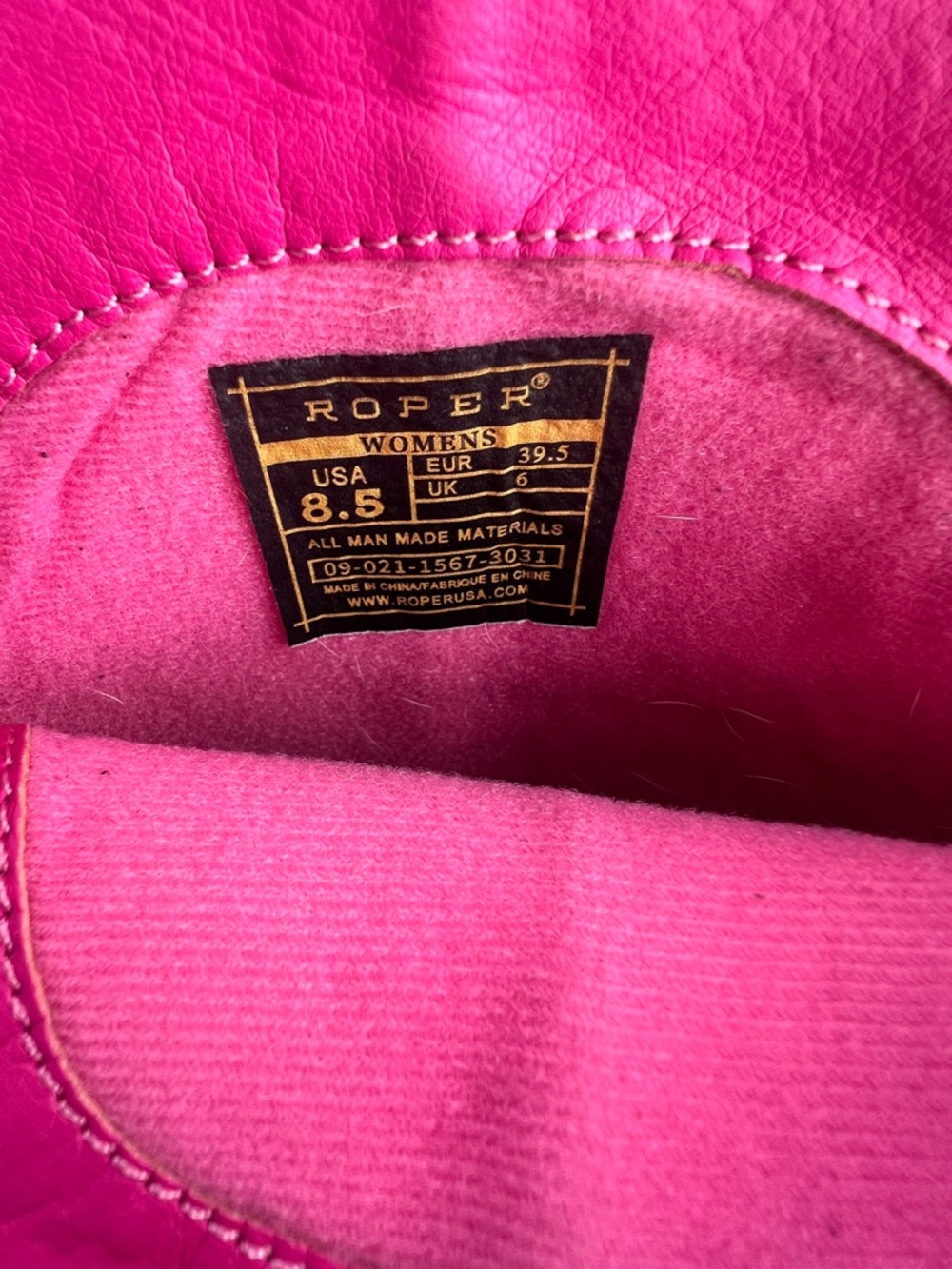 👢Roper Amelia Pink Women's Cowboy Boots - Picture 8 of 14